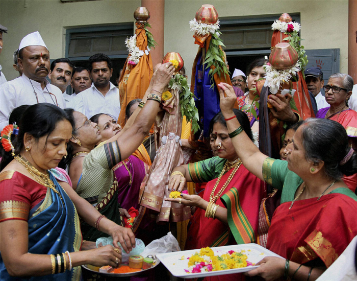 Image result for gudi padwa celebration with family